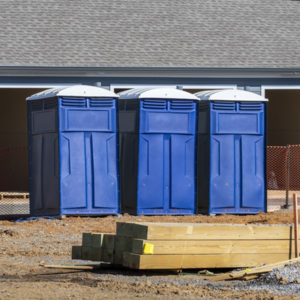 how often are the portable toilets cleaned and serviced during a rental period in Owego New York